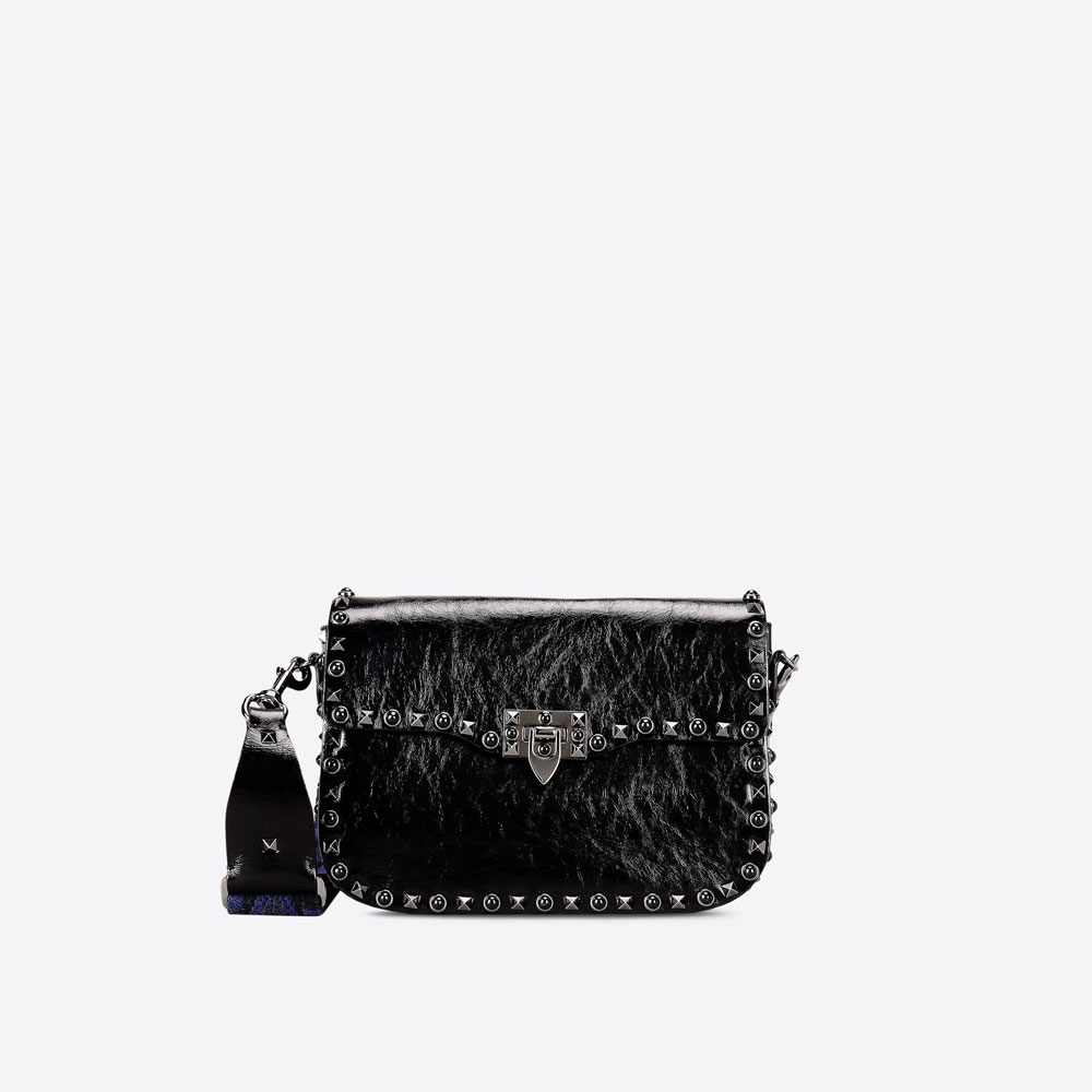 Valentino Garavani Guitar Rockstud Rolling Noir cross body bag LW0B0053WKU 933: Image 1