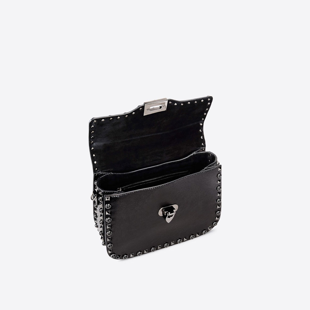 Valentino Garavani Guitar Rockstud Rolling Noir cross body bag LW0B0053WKU 933: Image 3