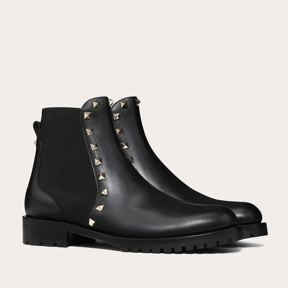 Valentino Garavani Rockstud Ankle Boot SW2S0D47VOT0NO: Image 2