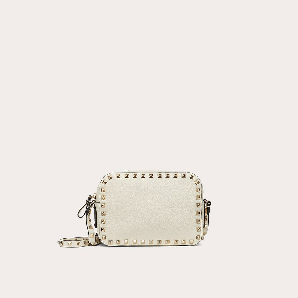 Valentino Small Rockstud Grainy Leather Crossbody Bag VW2B0809VSFI16: Image 1