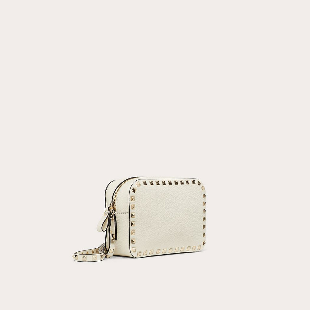 Valentino Small Rockstud Grainy Leather Crossbody Bag VW2B0809VSFI16: Image 2