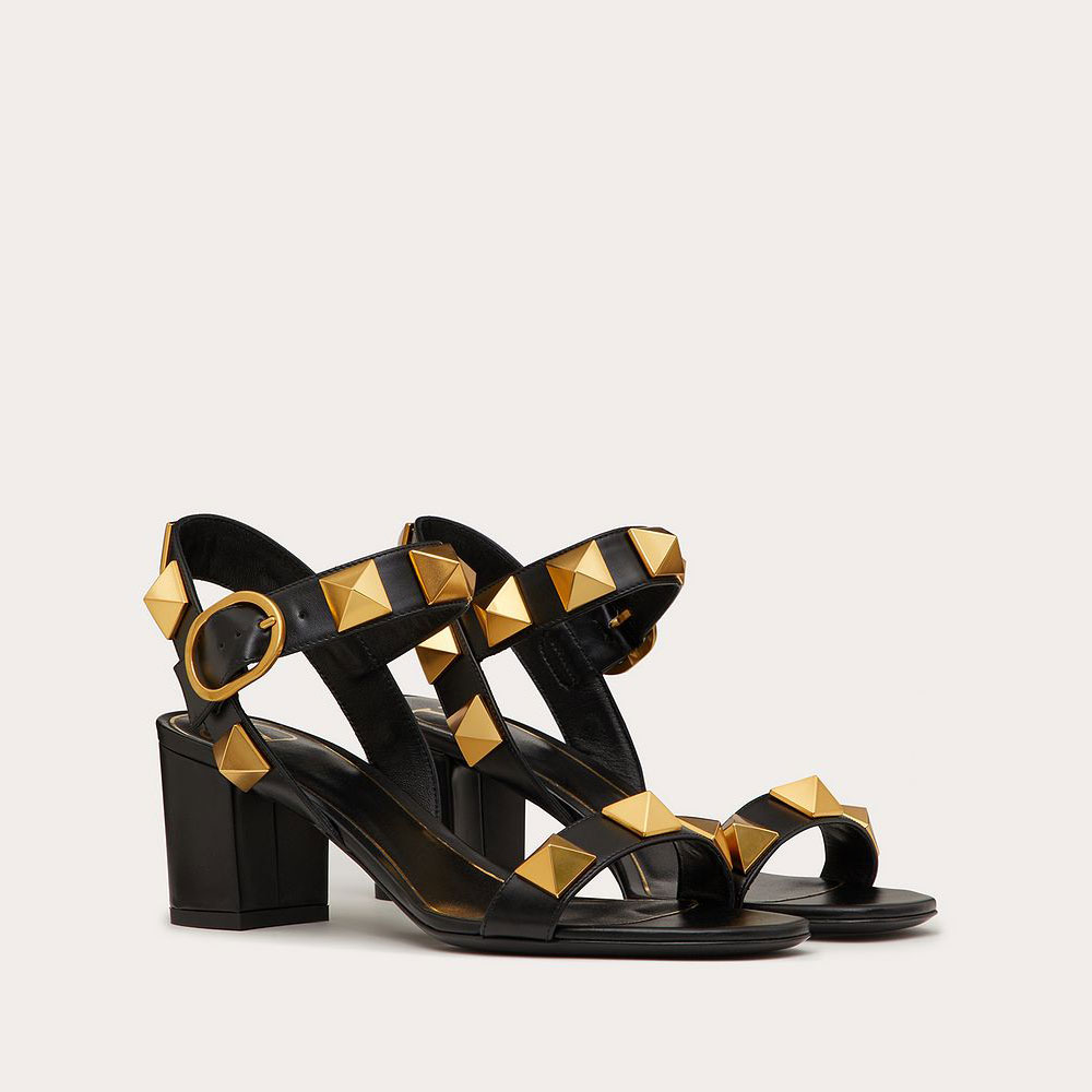 Valentino Garavani Roman Stud Calfskin Sandal XW2S0CR2ZWM0NO: Image 2