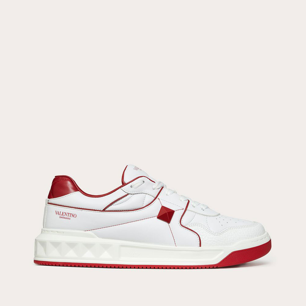 Valentino Garavani One Stud Low-Top Nappa Sneaker XY2S0E71NWNR81: Image 1