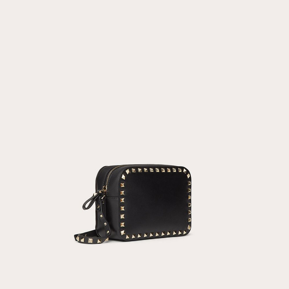 Valentino Small Rockstud Calfskin Crossbody Bag ZW2B0809BOL0NO: Image 2