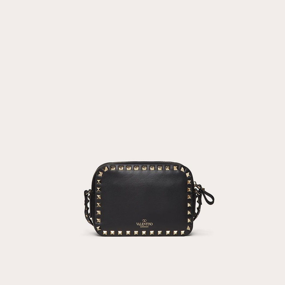 Valentino Small Rockstud Calfskin Crossbody Bag ZW2B0809BOL0NO: Image 3