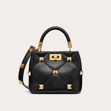 Valentino Garavani Small Roman Stud The Handle Bag In Nappa 2W2B0I97BSF0NO