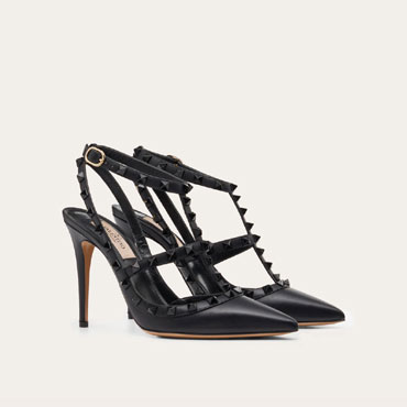 Valentino Rockstud Ankle Strap Pump 5W2S0393VB8 0NO