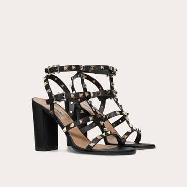 Valentino Rockstud Ankle Strap Sandal 90mm 5W2S0749VBP 0NO