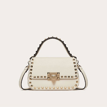 Valentino Garavani Small Rockstud Grainy Calfskin Handbag XW2B0I52VSFI16