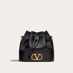 Valentino Garavani Mini Bucket Bag Nappa Vlogo Signature Chain 2W2P0T83HPF0NO