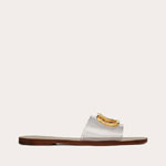 Valentino Garavani Vlogo Transparent Polymer Slide Sandal 2W2S0L42ECGND3