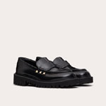 Valentino Rockstud Calfskin Loafer 5W2S0HW9AWE 0NO