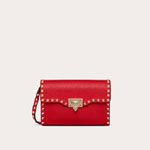 Valentino Small Rockstud Grainy Calfskin Crossbody Bag WW2B0181VSFJU5