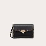 Valentino Small Rockstud Grainy Calfskin Crossbody Bag ZW2B0181VSF0NO