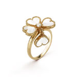 Van Cleef Arpels Sweet Alhambra effeuillage ring VCARN5P300