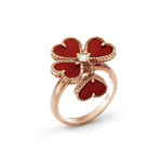 Van Cleef Arpels Sweet Alhambra effeuillage ring VCARN5P600