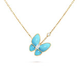 Van Cleef Arpels Two Butterfly pendant VCARP7UP00