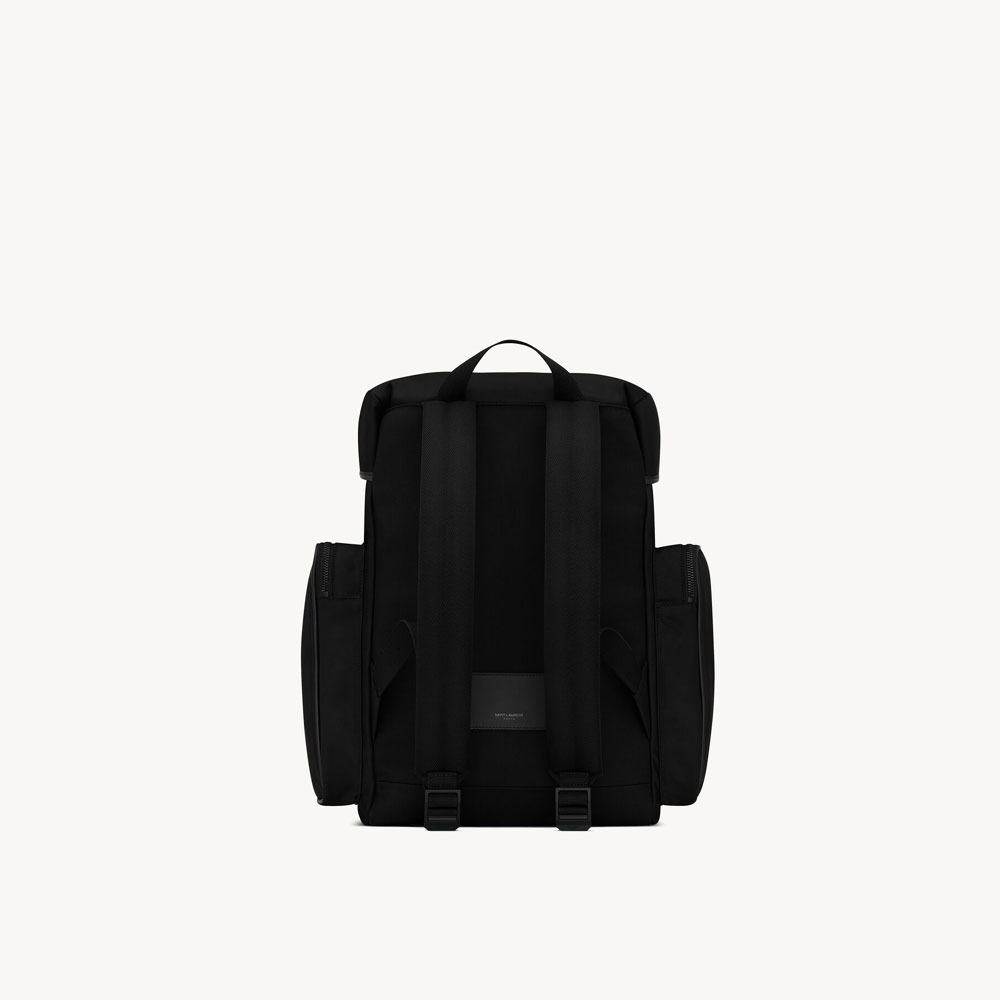 Saint Laurent City Multi-pocket Backpack 437110 FAACZ 1000: Image 2