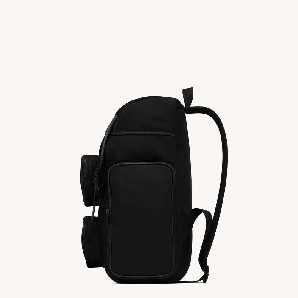 Saint Laurent City Multi-pocket Backpack 437110 FAACZ 1000: Image 3