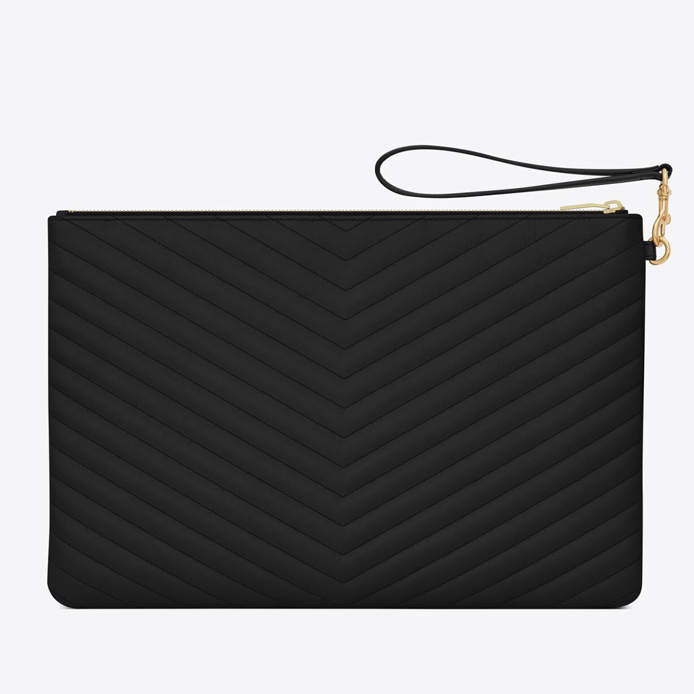 YSL Cassandre Matelasse Document Holder In Quilted Leather 440222 CWU01 1000: Image 4