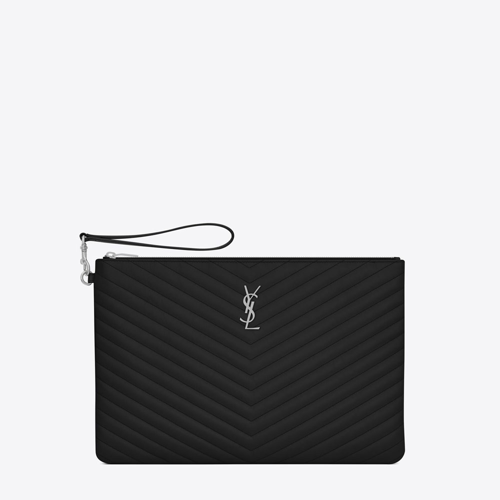 YSL Cassandre Matelasse Document Holder In Quilted Leather 440222 CWU02 1000: Image 1