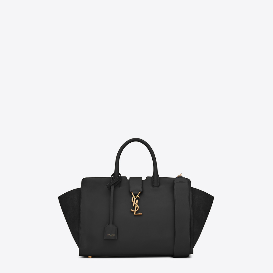 YSL small monogram Saint Laurent downtown cabas bag leather and suede 45307445RV: Image 1