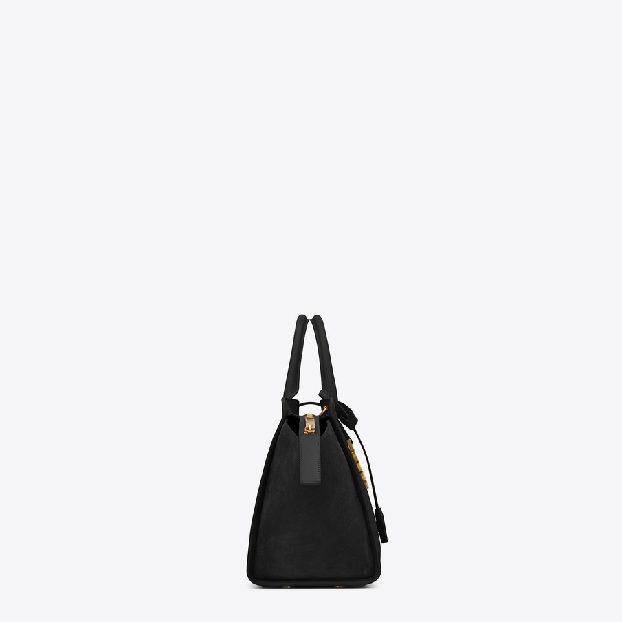 YSL small monogram Saint Laurent downtown cabas bag leather and suede 45307445RV: Image 3