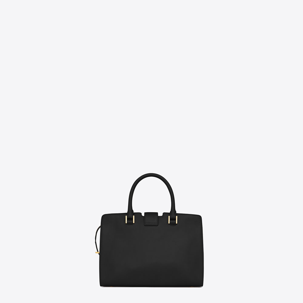 Saint Laurent Baby Cabas Ysl Bag In Black Leather 45316594PC: Image 2