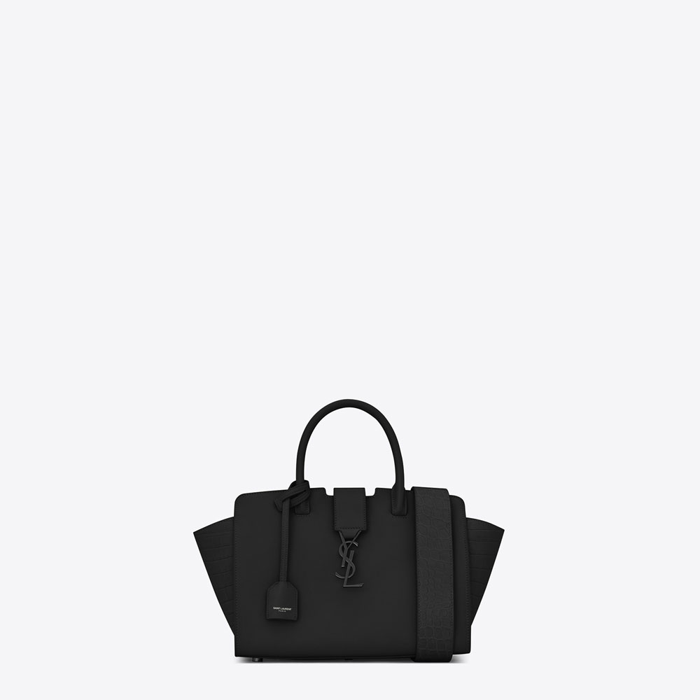 Saint Laurent Baby Downtown Cabas Ysl Bag In Black 45336000PF: Image 1