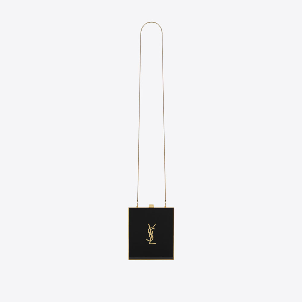 YSL Tuxedo Box In Plexiglas 464631 JA7BJ 1039: Image 1