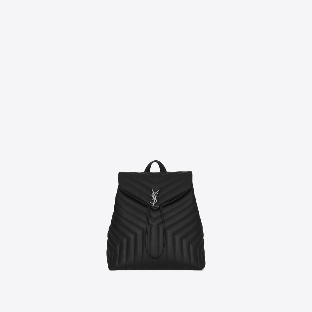 YSL Loulou Medium Backpack In Matelasse Y Leather 487219 DV726 1000: Image 1