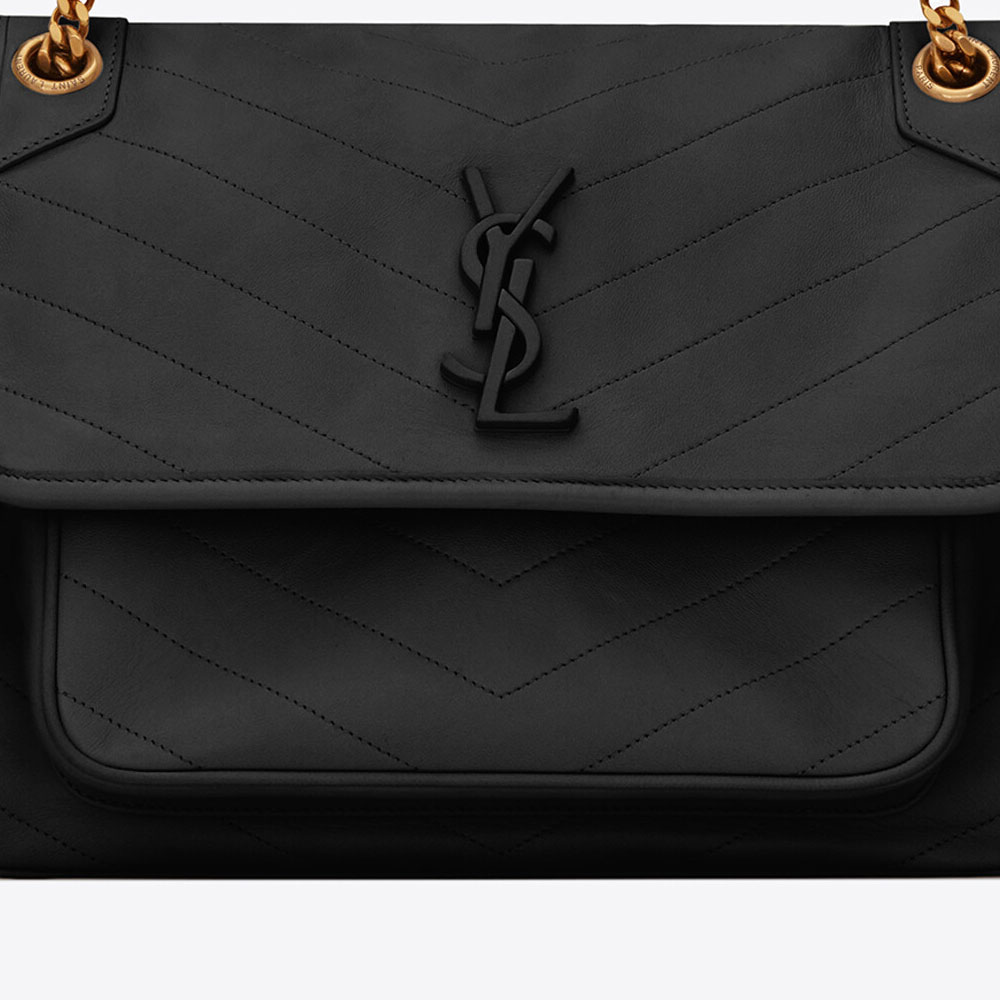 YSL Niki Medium In Lambskin 498894 1EL07 1000: Image 2