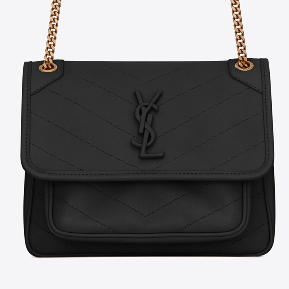 YSL Niki Baby In Lambskin 533037 1EL07 1000: Image 2