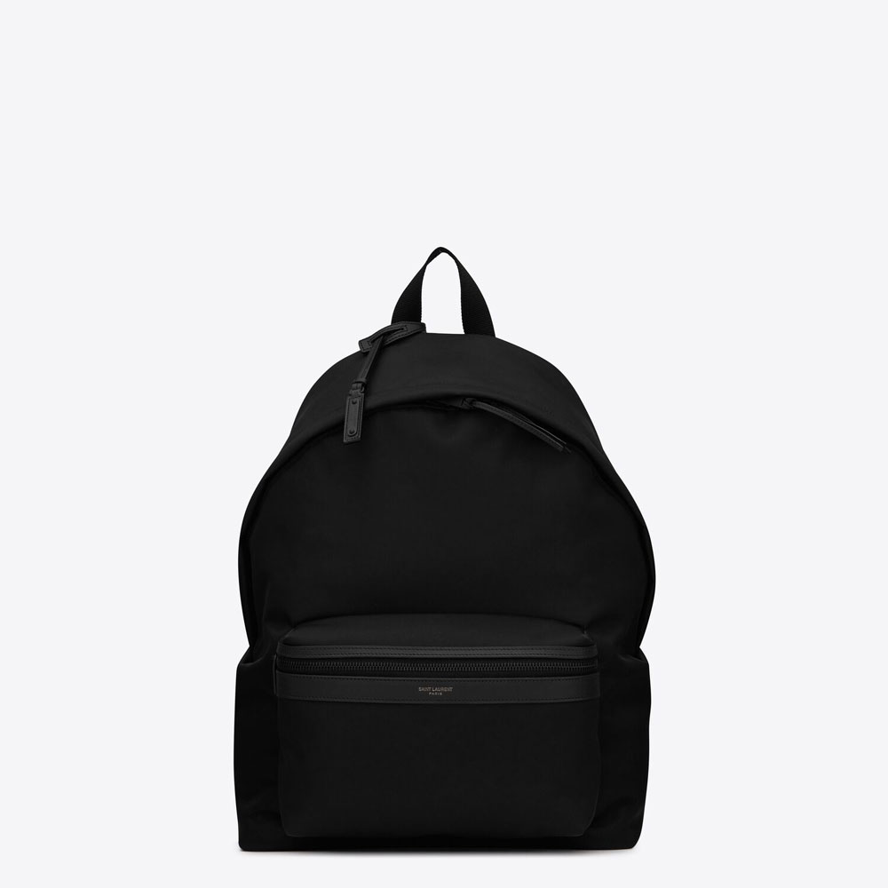 YSL City Backpack In Econyl Leather And Nylon 534967 FAAB4 1000: Image 1