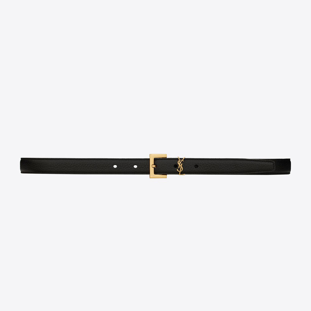 YSL Cassandre Belt With Square Buckle 554465 DTI0W 1000: Image 1