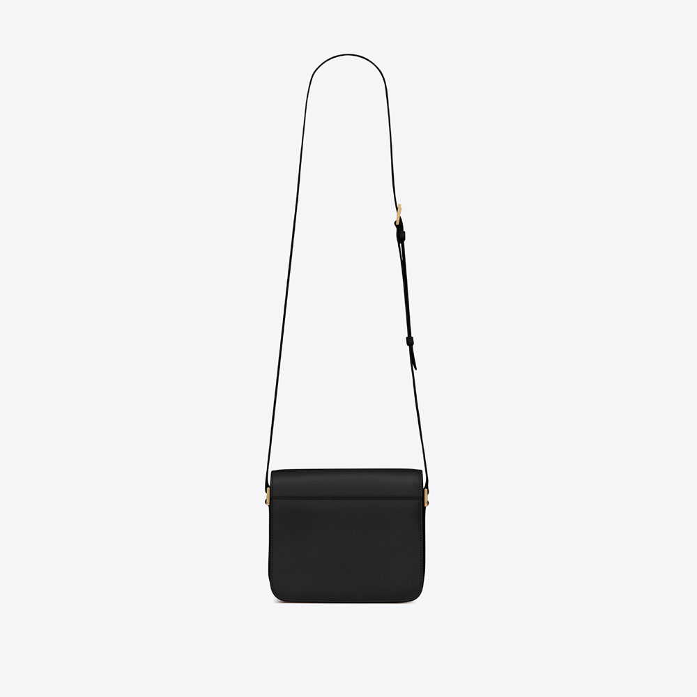 YSL LE 61 Small Saddle Bag In Smooth Leather 568569 02G0W 1000: Image 2