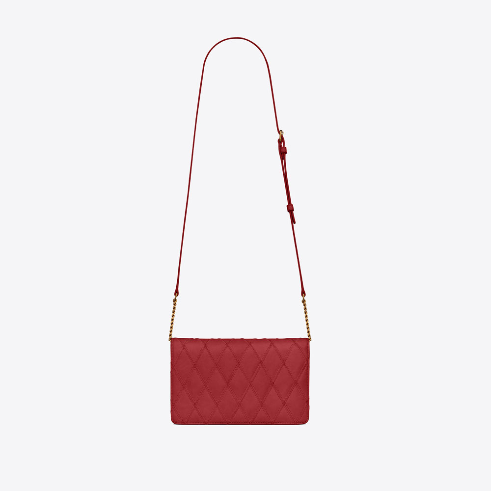 YSL ANGIE Chain Bag In Diamond Quilted Lambskin 568906 03UD7 6805: Image 2