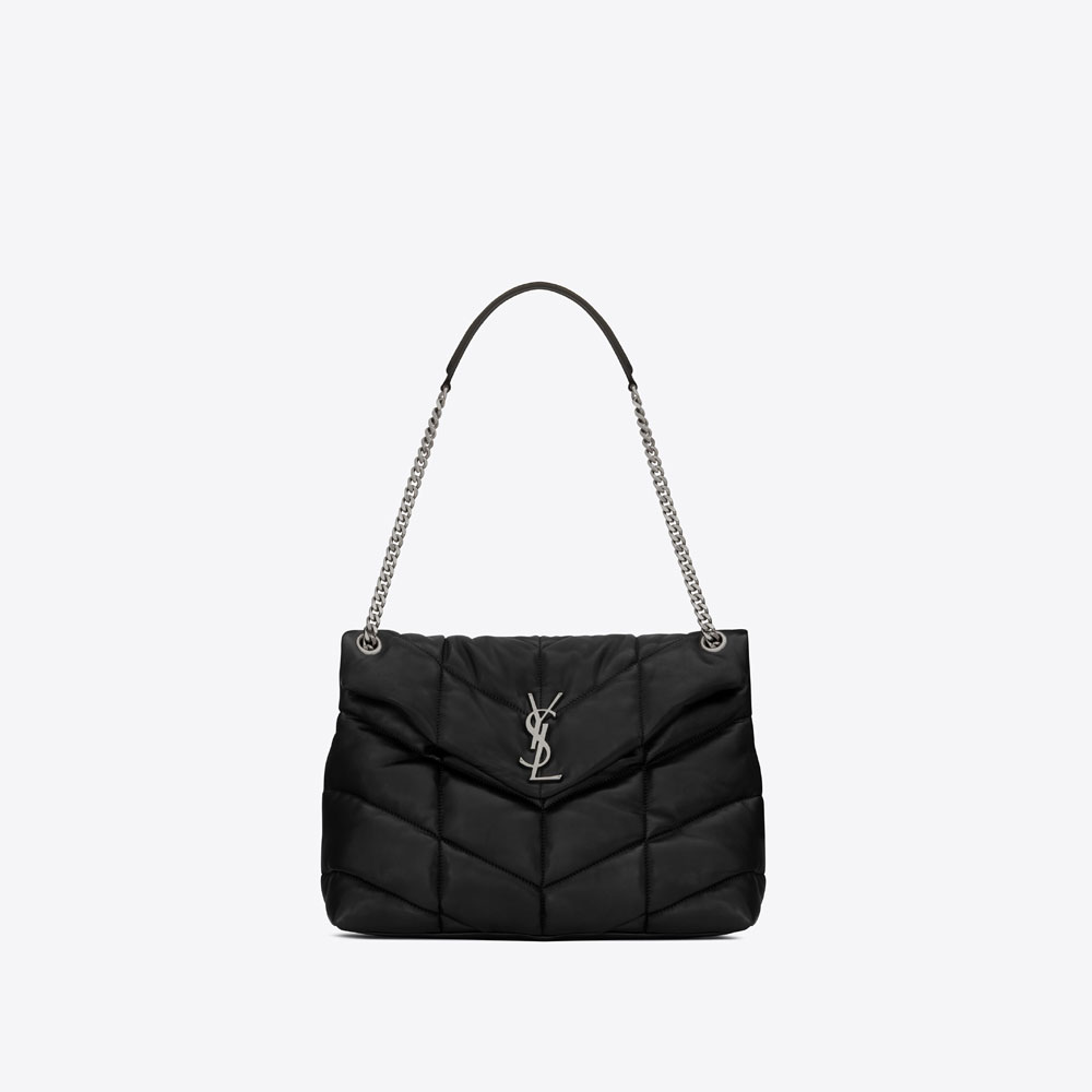 YSL LOULOU PUFFER Medium Bag In Quilted Lambskin 577475 1EL00 1000: Image 1