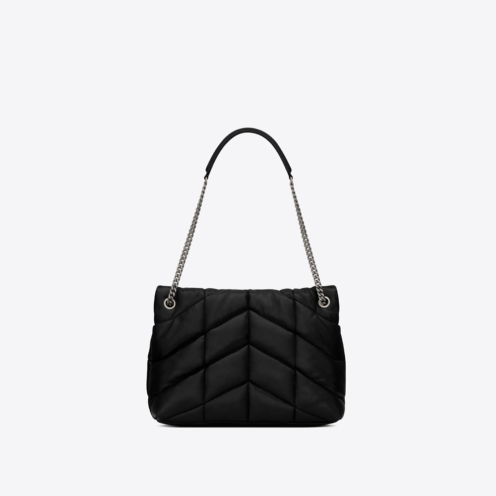 YSL LOULOU PUFFER Medium Bag In Quilted Lambskin 577475 1EL00 1000: Image 2