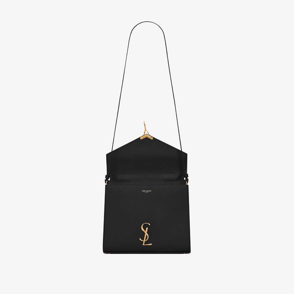 YSL CASSANDRA Medium Bag In Grain De Poudre Leather 578000 BOWNW 1048: Image 4