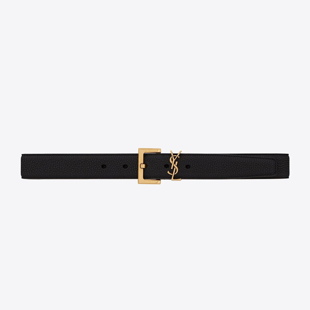 YSL Cassandre Belt With Square Buckle 634437 DTI0W 1000: Image 1