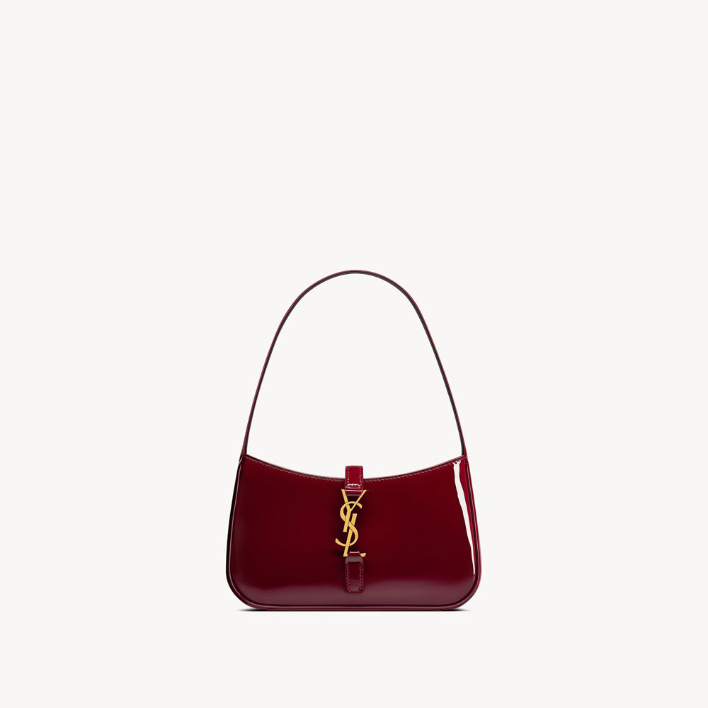 YSL Mini Le 5 A 7 In Patent Leather 710318 B870W 6259: Image 1