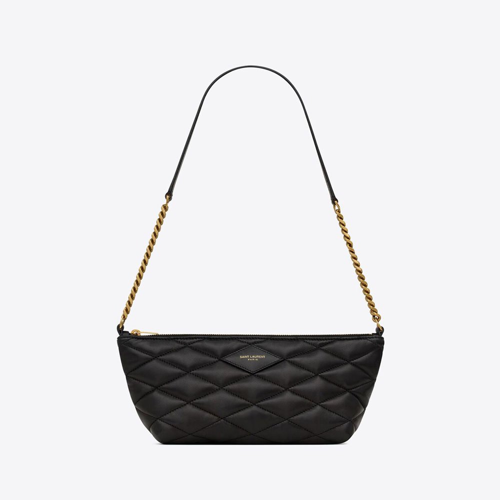 YSL Mini Bag In Quilted Lambskin 755979 1EL07 1000: Image 1