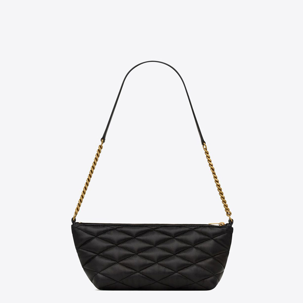 YSL Mini Bag In Quilted Lambskin 755979 1EL07 1000: Image 2