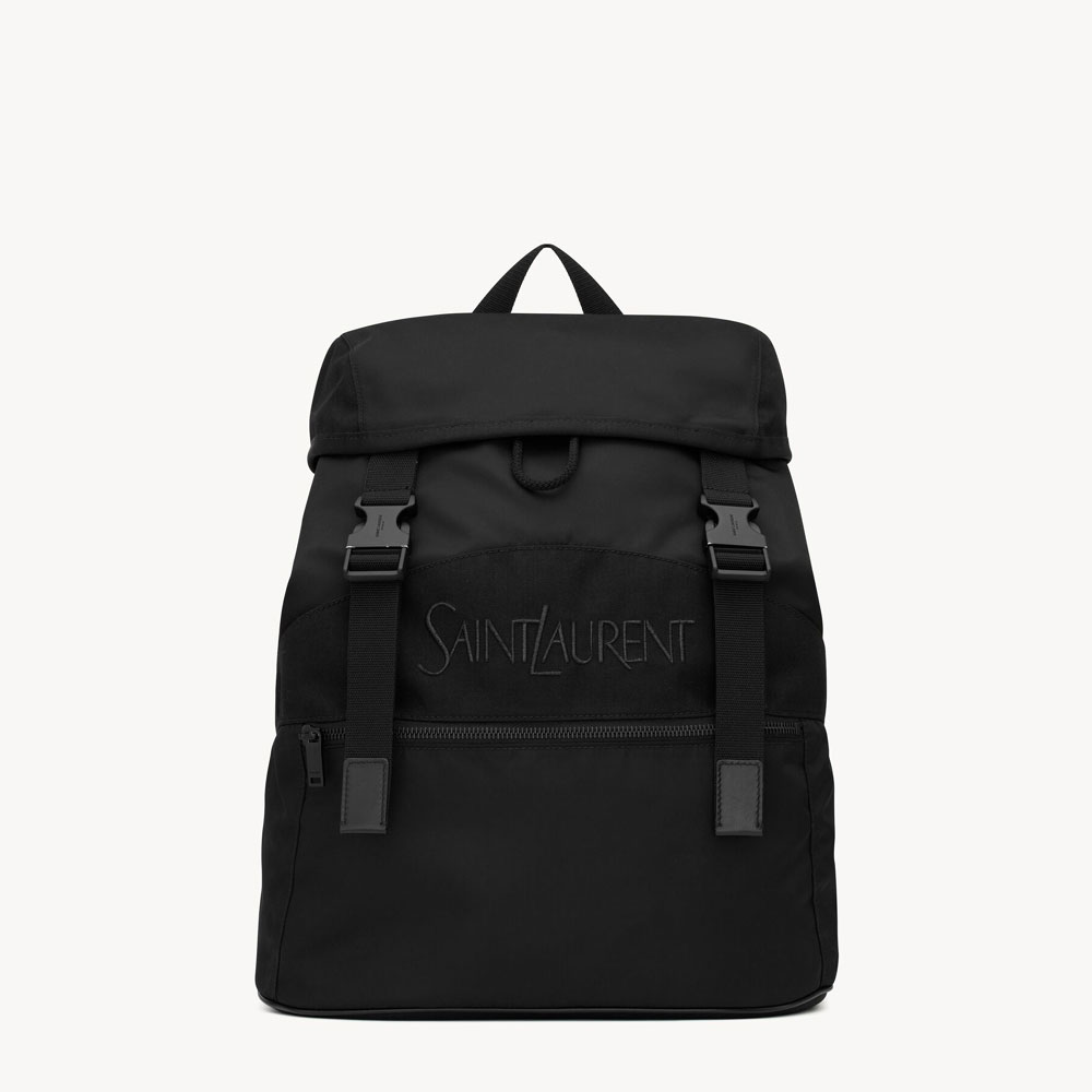 YSL Backpack In Econyl Vegetable Tanned 756285 FACEO 1000: Image 1