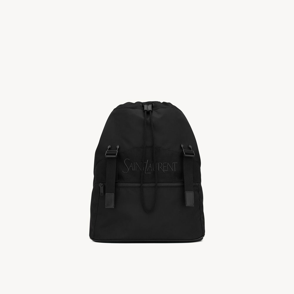 YSL Backpack In Econyl Vegetable Tanned 756285 FACEO 1000: Image 3