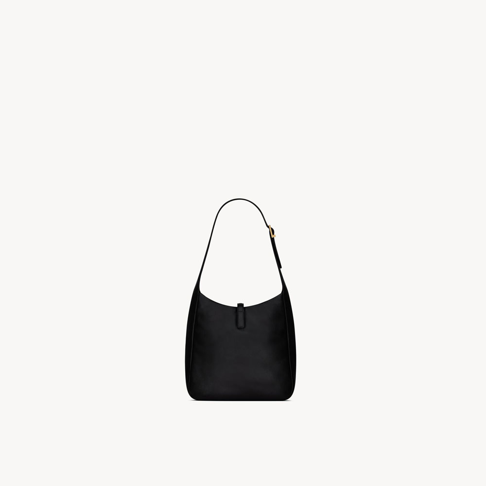 YSL Le 5 A 7 Supple Small In Padded Lambskin in Black 763480 AACX7 1000: Image 2