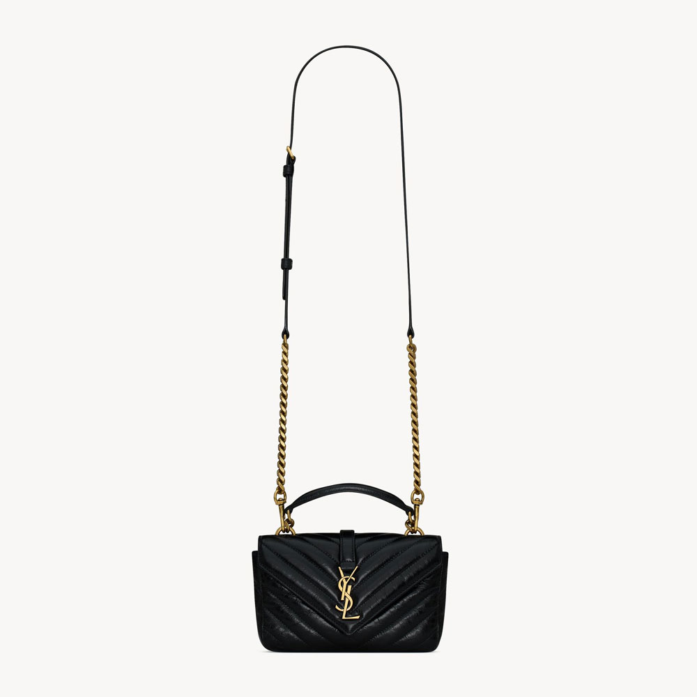 Saint Laurent College Mini Chain Bag 779430 DZH07 1000: Image 1