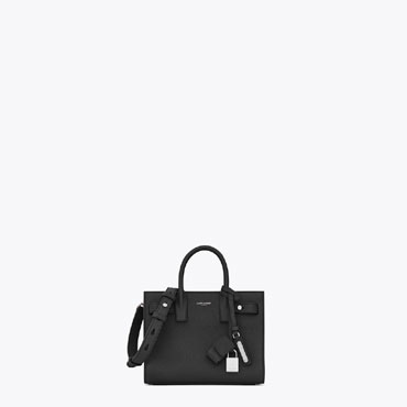 Saint Laurent Nano SAC DE JOUR Souple Bag In Black 11179322NW