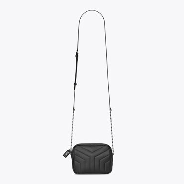 Saint Laurent Classic Toy Bowling Bag In Black Y Matelasse Leather 45324825BA